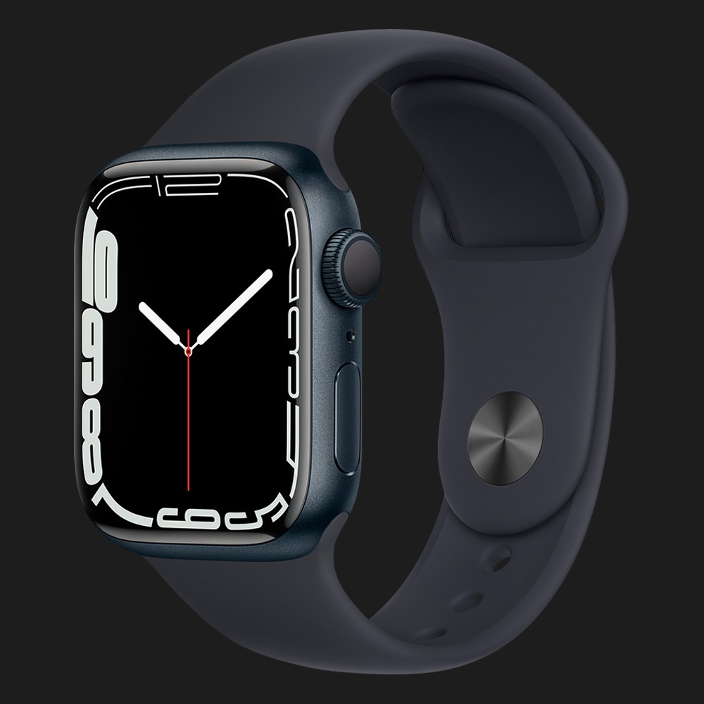 Часы apple 7 45mm. Apple watch 7 41mm Midnight. Apple watch Series 7 45mm Midnight. Apple watch s7 45mm Midnight. Apple watch Series 7 Midnight Aluminium Case.